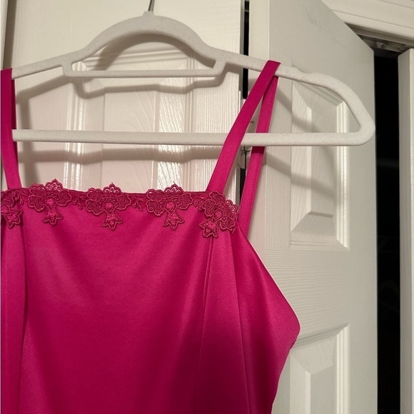 Vintage After Dark Pink Slip Dress and Jacket - Picture 5 of 16